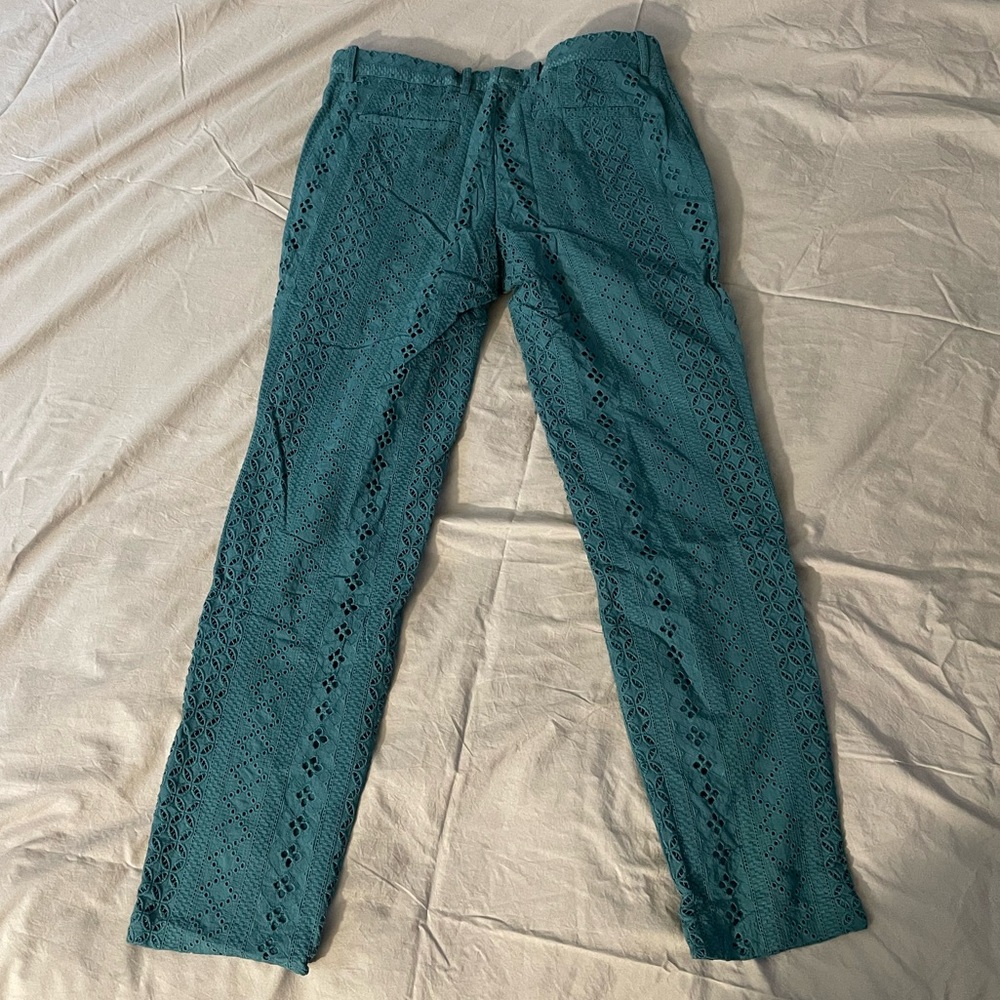 INC Green lace dress pants